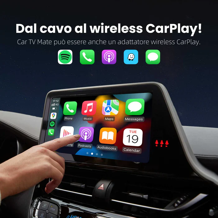 OTTOCAST® Car Tv Mate Max - Wireless CarPlay & Android Auto with HDMI Multimedia - Image 6