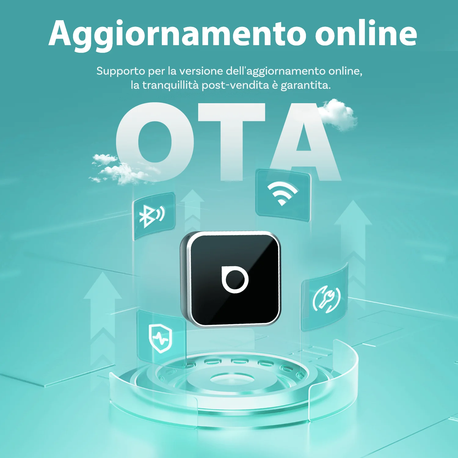 OTTOCAST® Mini Cube 3.0 Adattatore Wireless CarPlay e Android Auto - Image 13