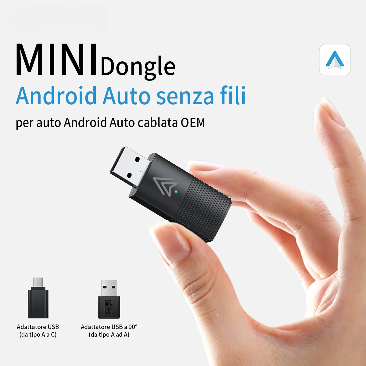 (🆕Sconto a Tempo Limitato) Ottocast®IT Mini Adattatore Wireless CarPlay/Android Auto - Image 8