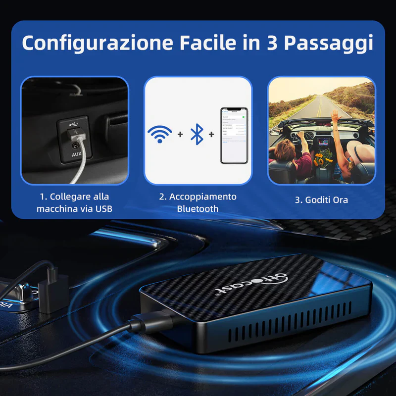 Play2Video Pro | Netflix, YouTube, Prime Video e Adattatore Wireless CarPlay Android Auto - Image 6